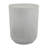 Plant Stand Table, Carved Detail Patterns, White Resin, Round 18 Inch
