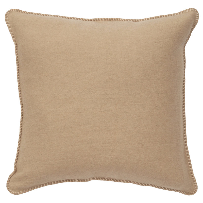 Boisé River Zarape - taie décorative européenne - 26 x 26, Jaune