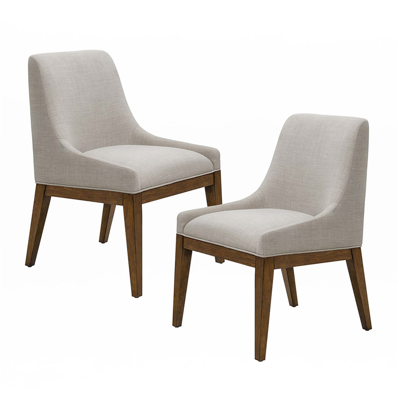 Chaise de salle à manger rembourrée (ensemble de 2)