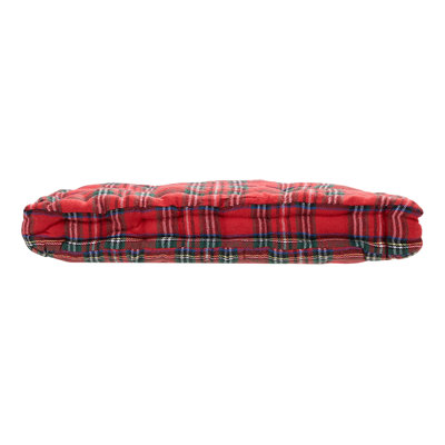 Checkered Chair Cushion with PP Cotton Filling
