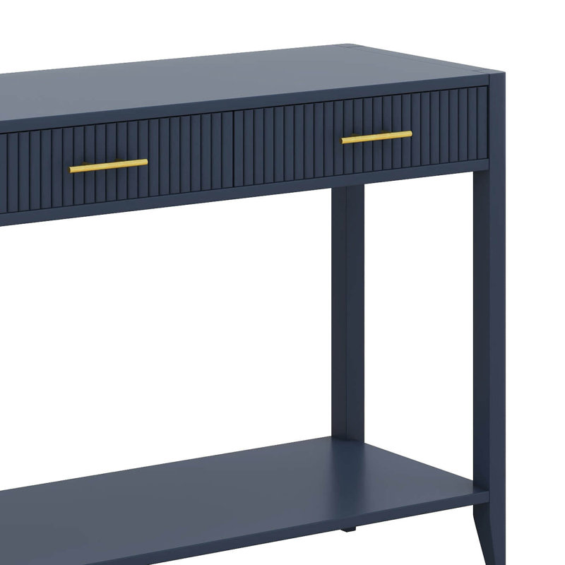 59.86" Console Table, Navy