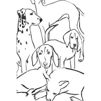 " Loyal Companion I " Painting Print