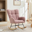 Chaise berçante rembourrée Modern-990239983