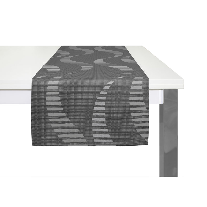 Maxeen Tablecloth, 130cm W x 190cm L, Grey