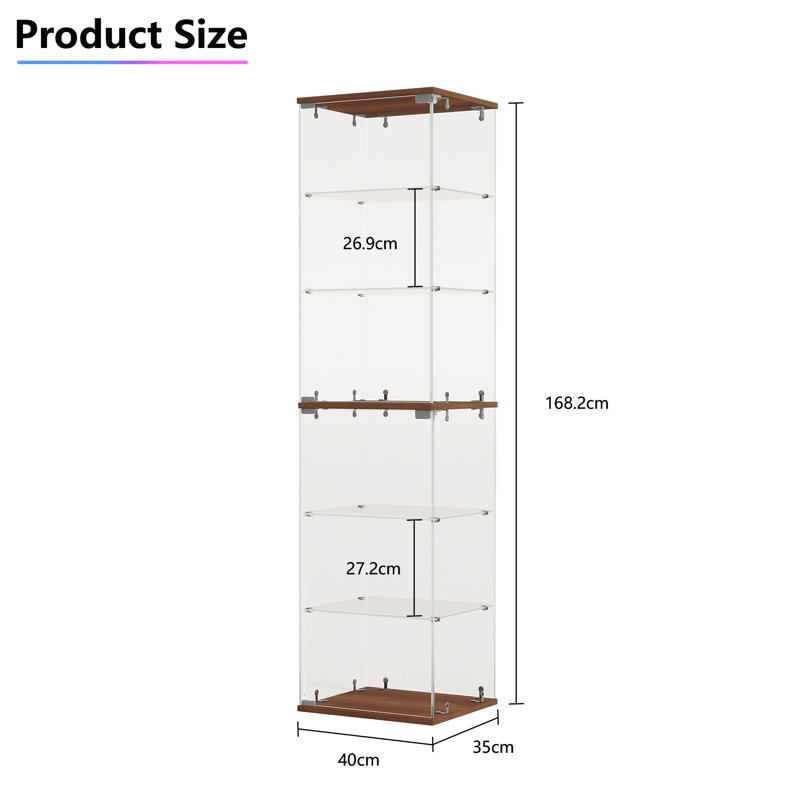Display Cabinet, Brown