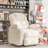 Power Lift Recliner Chair with Massage Ergonomic Recliner Chair for Elderly People, Single Massage Sofa with Two Cup Holders, Side Pockets,Front Armrest Pockets-1017545965
