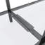 Hannmeike Glass Top Console Table-443084630-443084631