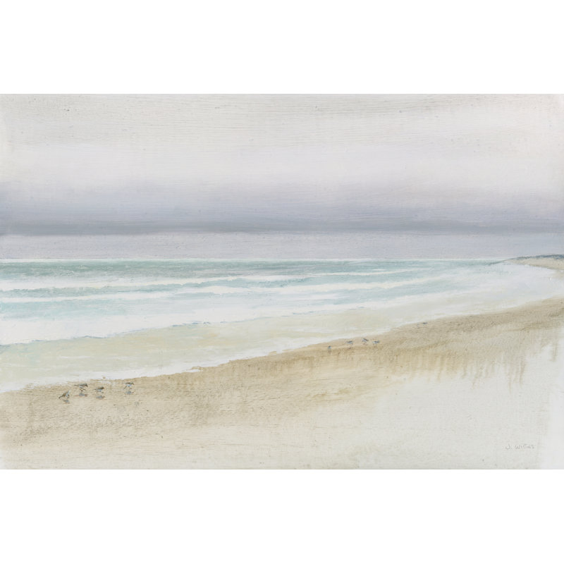 Serene Seaside by James Wiens - Wrapped Canvas Painting, 20cm H x 30cm W x 3.8cm D