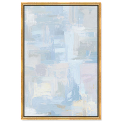 «Aqua Dreamscape I», impression sur toile, art mural bleu apaisant par Art Remedy