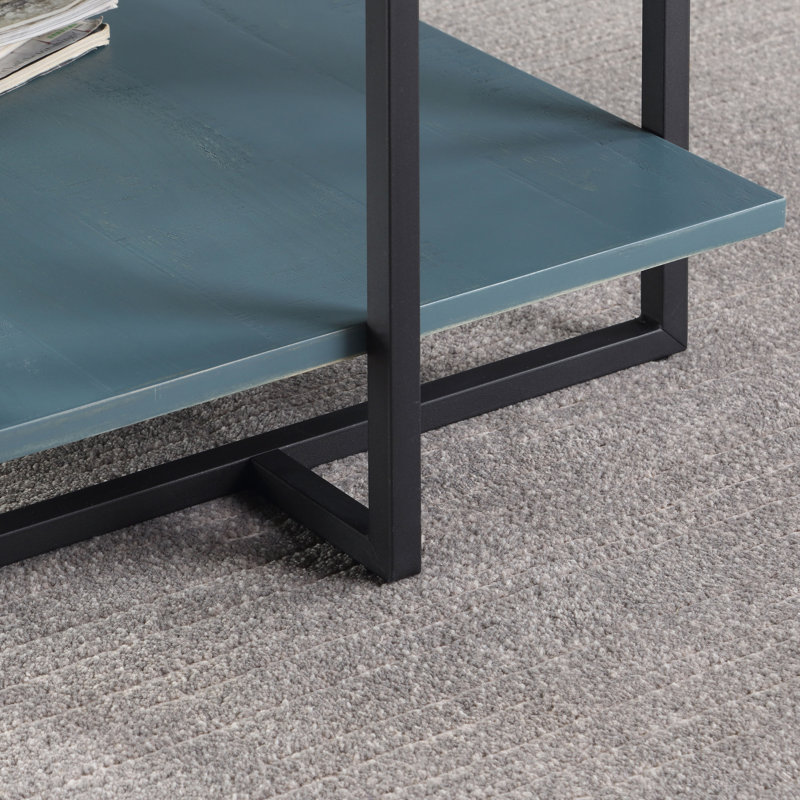 Baden Single Coffee Table, Antique Blue