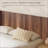 Queen Size Wood Headboard with Fluted Panel - Modern Farmhouse Walnut Wall Mounted for Bedroom-1424449146