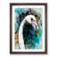 A Pink Flamingo Bird in Abstract - Picture Frame Painting Print-55629718-55629719