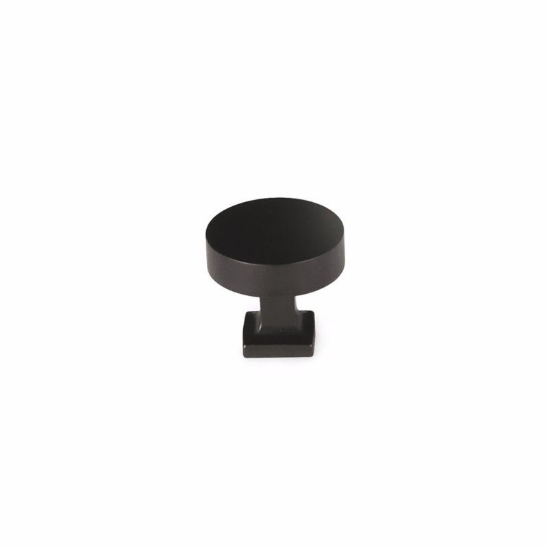 Haniburton Round Knob, Matte Black