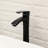 19"X15" Ceramic Vessel Sink With Matte Black Faucet, Bathroom Dream And Chic Option