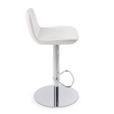 Pera Swivel Adjustable Height Bar Stool