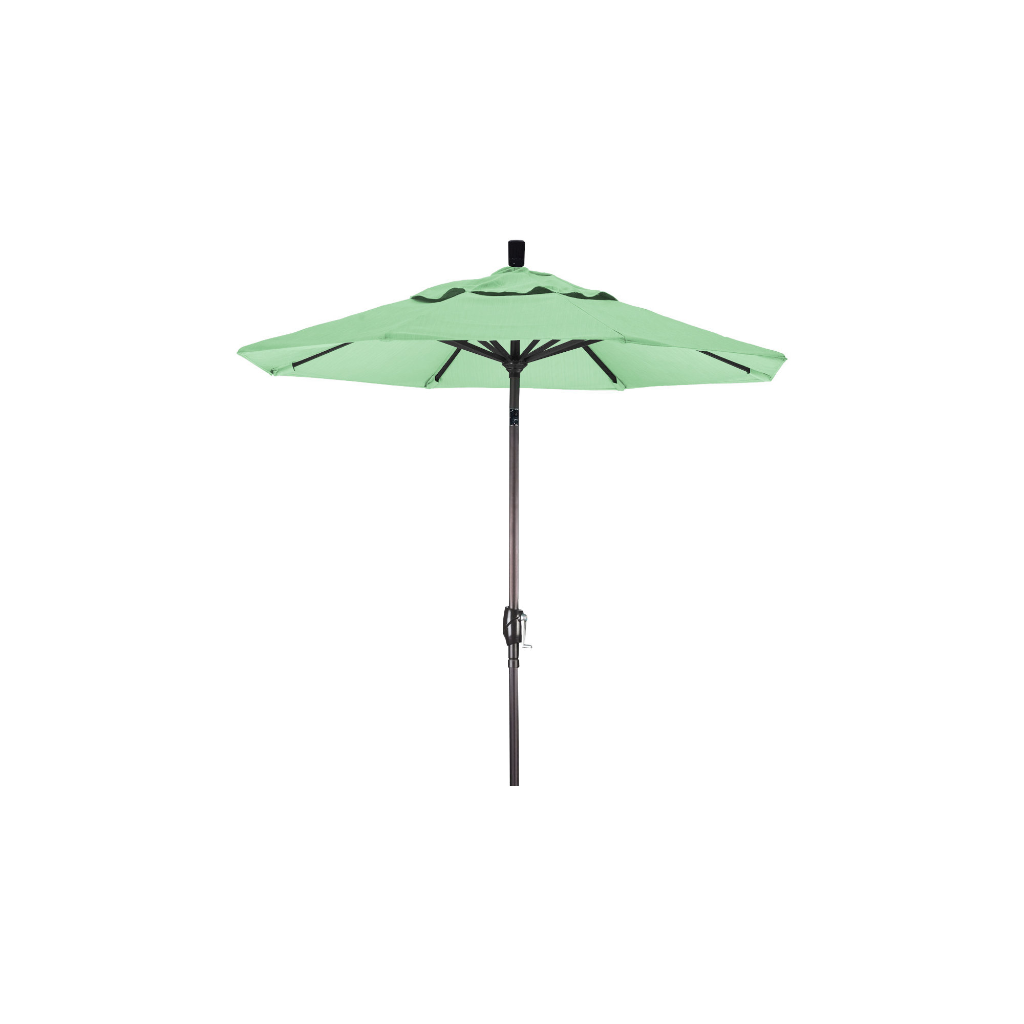 90'' Outdoor Umbrella, White, Ginkgo Performance Canvas, Pacifica