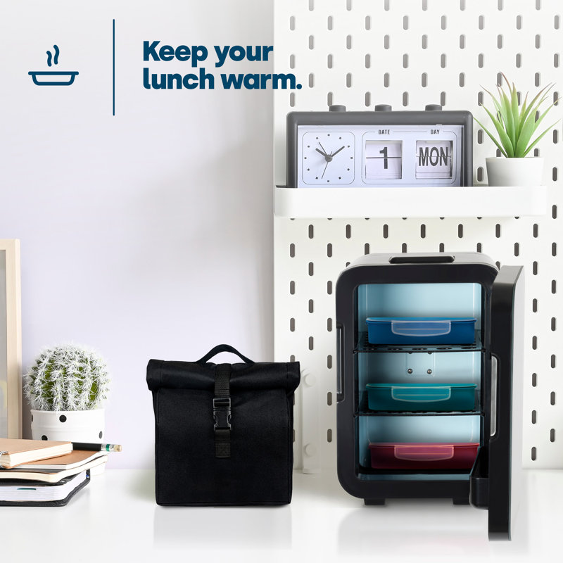 LIVIVO 10m³ L Freestanding Mini Fridge, Black