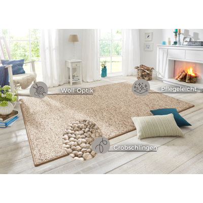 Wolly Beige Rug