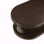 Table basse ovale en bois 44 pouces avec base en forme de X