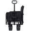 Chariot de chariot pliant convertible 3-en-1 avec banc et rangement - Chariot utilitaire robuste de 500 lb-116474555