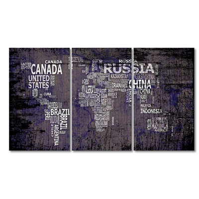 3 Piece Wrapped Canvas Print