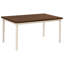 Ensemble de salle à manger classique 6 pièces en bois et 4 chaises avec banc pour la salle à manger de cuisine