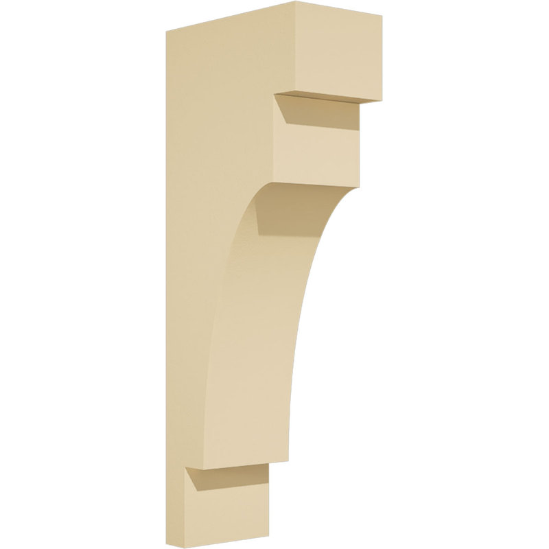 Mediterranean Signature Urethane Corbel, Primed Tan, 26" x 5.5" x 10"