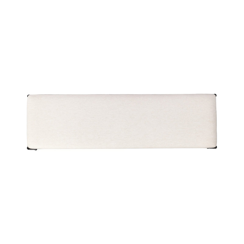 JADE Upholstered Bench, Crypton Nomad Snow