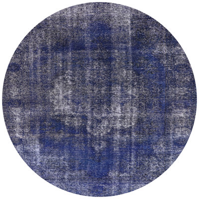 Tapis oriental gris / bleu foncé Roddickton