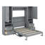 Lit escamotable Murphy avec placard, tiroirs et tablettes-2038511172-2038511173