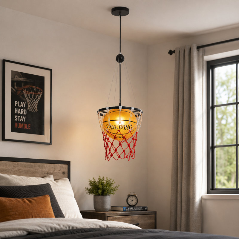 Luminaire suspendu basketball 1 lumière Henderling 