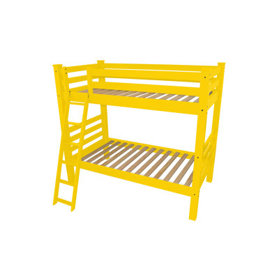 Lit standard en bois massif Jahvon