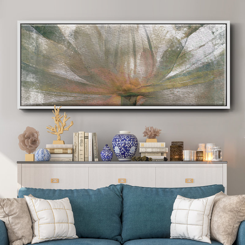Lily Light- Framed Canvas, 20" H x 50" W