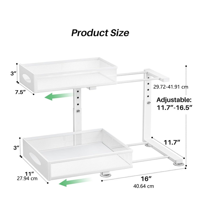 Steel Under Sink Organiser