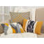 Coussin en coton Moutarde