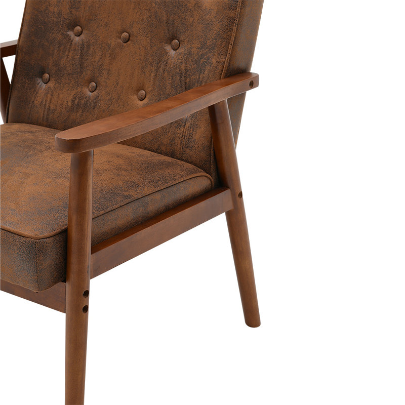 Straton Faux Leather Armchair