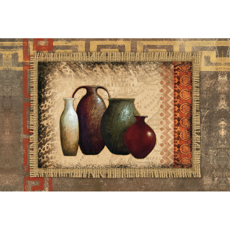 Patch Pots - Wrapped Canvas Print, 51cm H x 76cm W x 3.8cm D