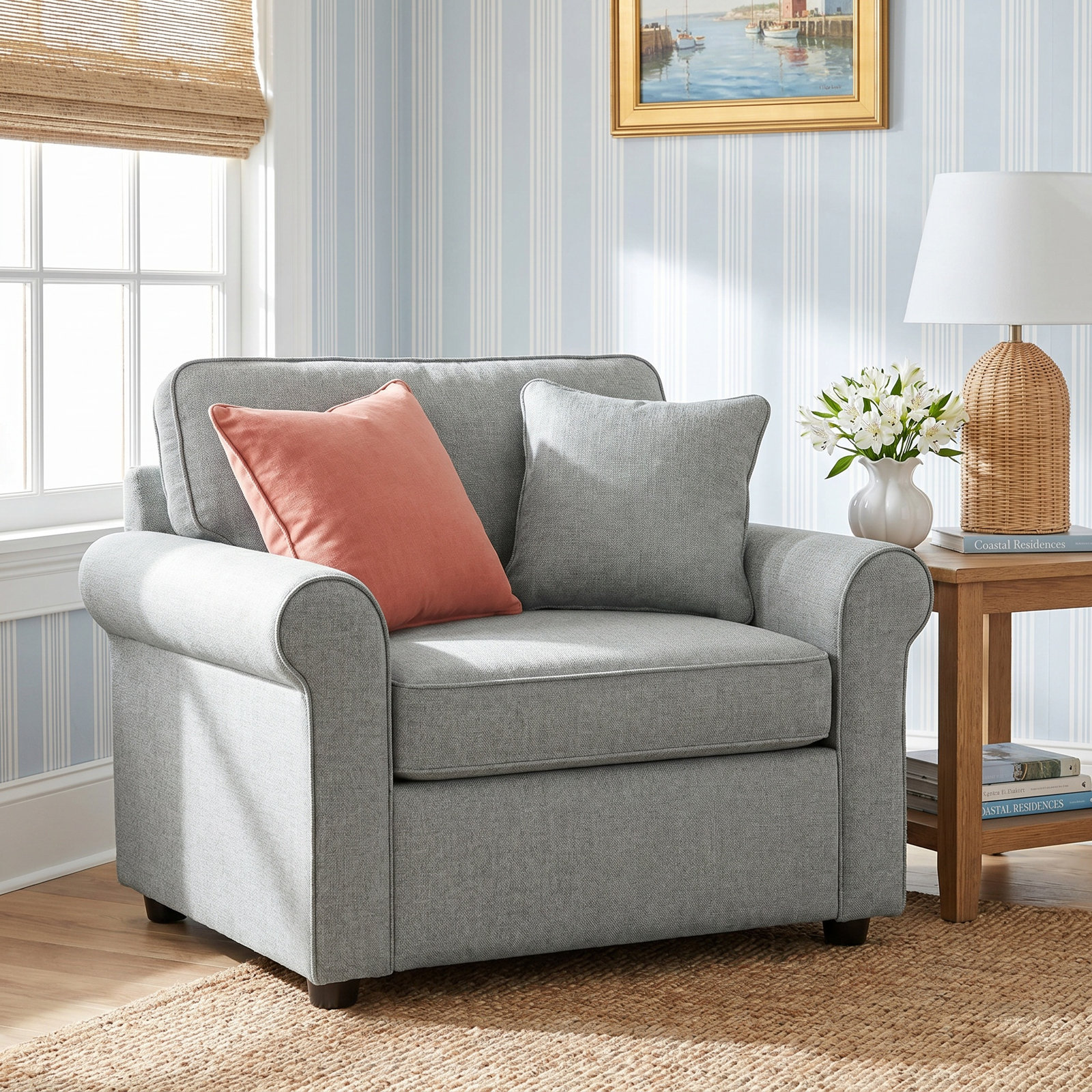Warrington Accent Chair, Zula Pumice