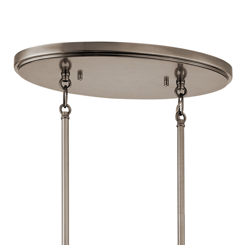 Lustre classique à 8 lumières Nye, Étain classique