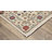 Oriental Machine Woven Beige/Pink Wool and Nylon Blend Area Rug-1850094300