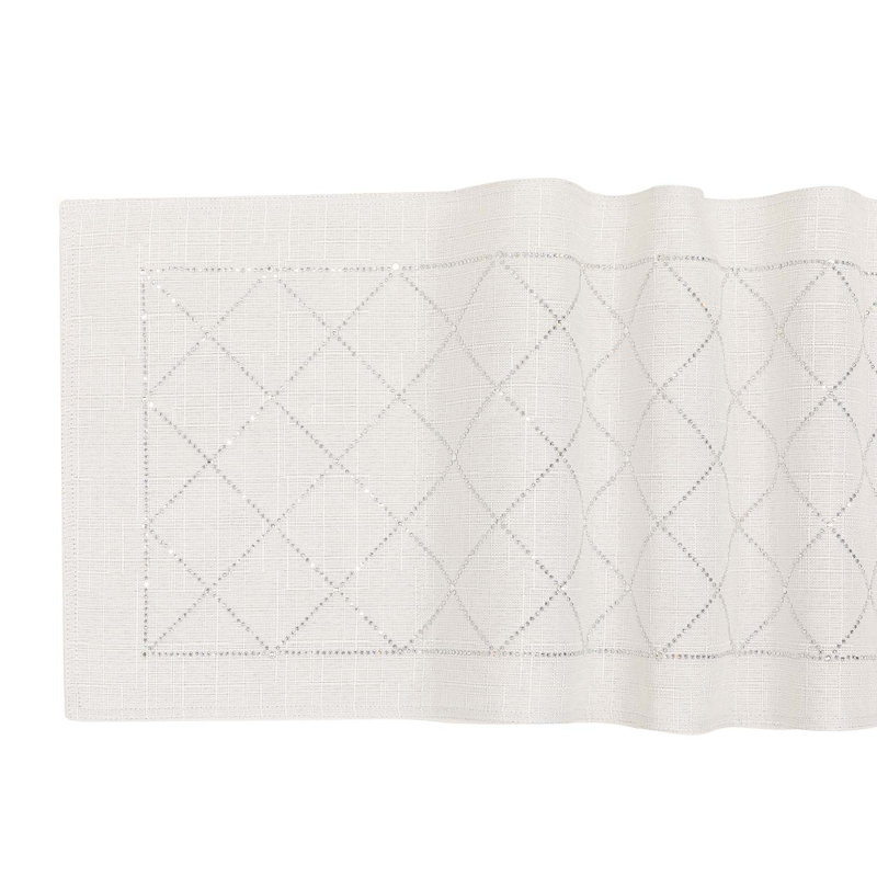 Table Runner, White, 72" x 13"