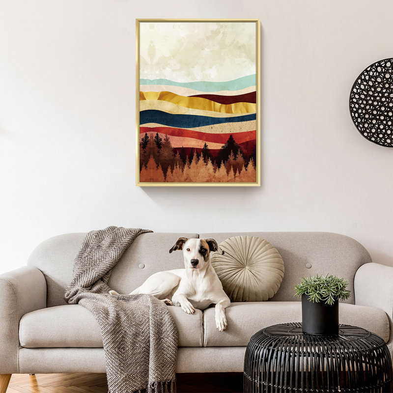 Cadre flottant, impression sur toile, H 12 po x l 16 po