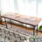 48 In. x 16 In. X 1.25 In. Live Edge Solid Console Table Wood Top-59080670