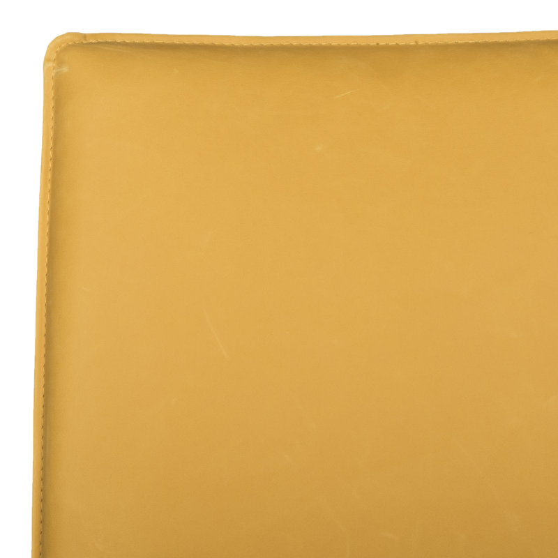 Chaise parsons rembourrée Dous, Jaune antique