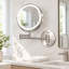 Miroir de maquillage mural rond en métal-135447520