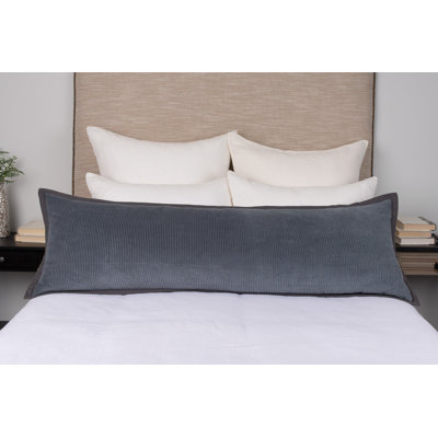 SAUNDERS SHAM, BLEU ACIER, OREILLER