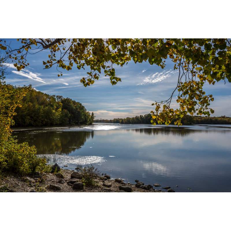 Riviãƒâ¨Re-Des-Prairies River - Wrapped Canvas Print, 81cm H x 122cm W x 3.8cm D