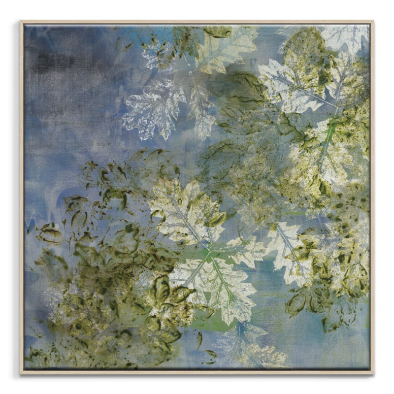 Summer Garden by Sally Adams - Painting on Canvas, Timber, 76cm H x 76cm W