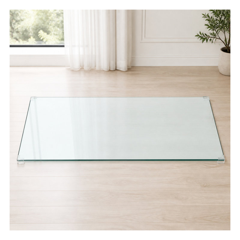 Sumdeal Rectangular Tempered Glass Replacement Tabletop