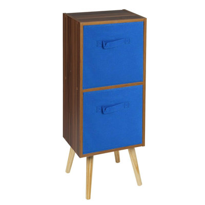 Melvyn 75cm H x 30cm W Wood Cube Bookcase